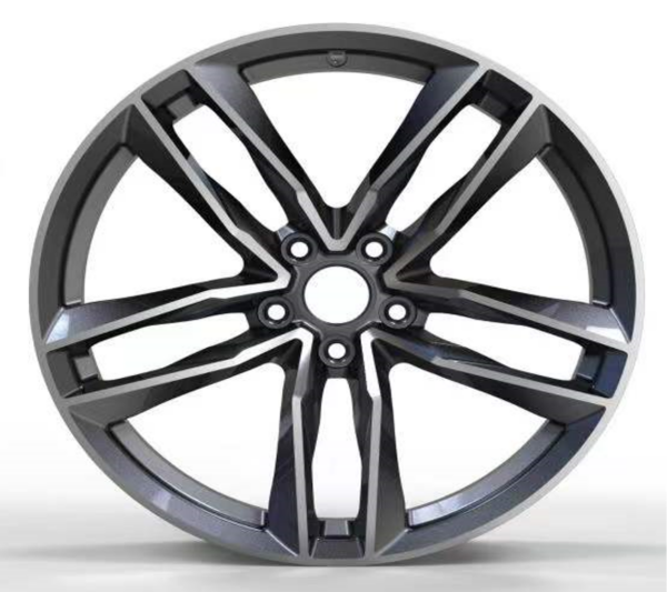 19X8.5 WF Aftermarket Wheel ML0086 Gunmetal Machine Face 5X112/66.45, ET 30 mm