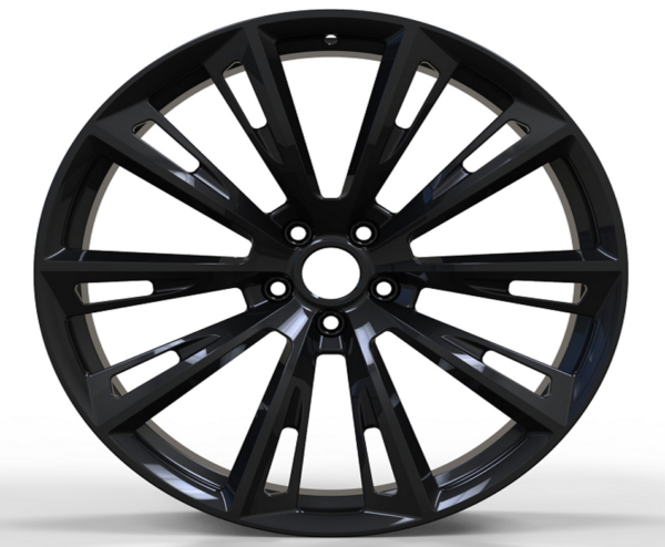 23X10.5 WF Aftermarket Wheel ML0170-2 Glossy Black 5X112/66.45, ET 18 mm