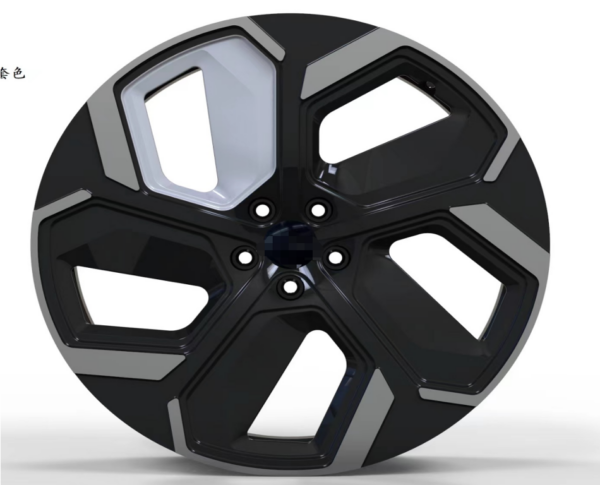 21X9.0 WF Aftermarket Wheel ML0315 Black Machine Face 5X108/63.4, ET 35 mm