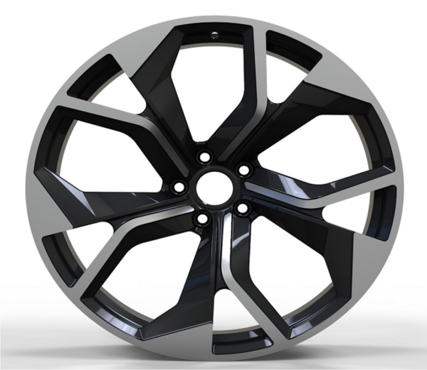 23X10.5 WF Aftermarket Wheel ML0171-4 Glossy Black 5X112/66.45, ET 18 mm