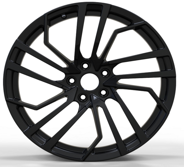 20X9.0 WF Aftermarket Wheel ML0178-1 Glossy Black 5X112/66.45, ET 30 mm