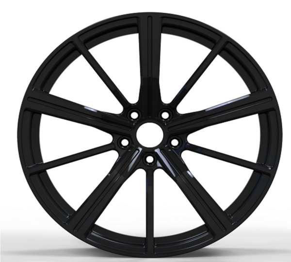 20X8.5 WF Aftermarket Wheel ML0225 Glossy Black 5X112/66.45, ET 32 mm