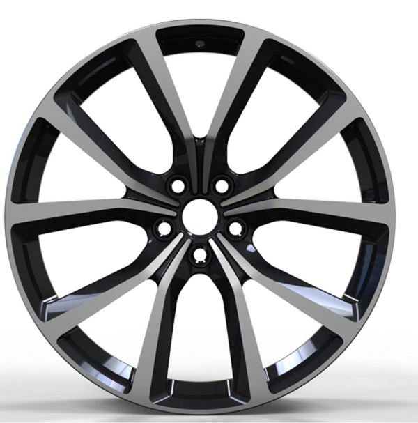 21X9.0 WF Aftermarket Wheel ML0177-3 Matt Gunmetal Machine Face 5X108/63.4, ET 38 mm