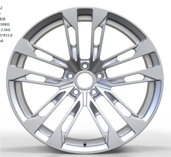 20X9.0 WF Aftermarket Wheel ML0314 Silver 5X112/66.45, ET 30 mm