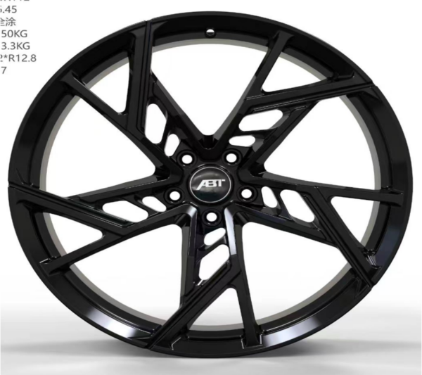 20X9.0 WF Aftermarket Wheel ML0417-1 Glossy Black 5X112/66.45, ET 30 mm