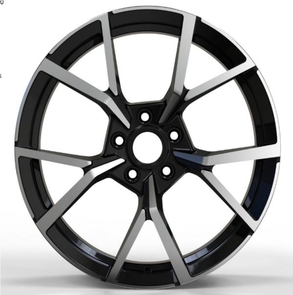 21X9.5 WF Aftermarket Wheel CP5283-2 Glossy Black 5X112/66.5, ET 31 mm