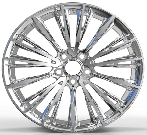 18X8.0 WF Aftermarket Wheel ML0100 Polish 5X114.3/60.1, ET 35 mm