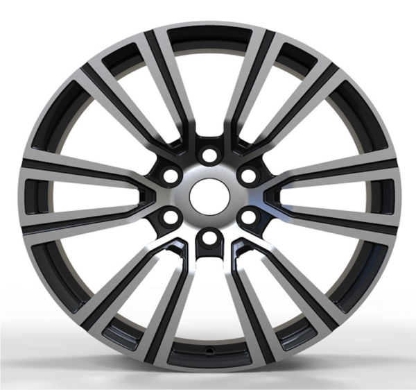 22X9.0 WF Aftermarket Wheel ML0245-2-2 Glossy Black 6X139.7/95.1, ET 35 mm