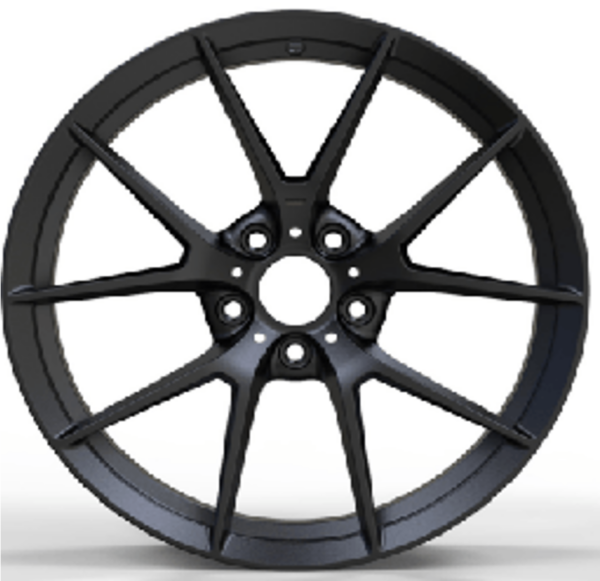 19X9.5 WF Aftermarket Wheel ML0049-2L-1 Matt Black 5X112/66.5, ET 35 mm