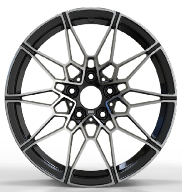 18X8.0 WF Aftermarket Wheel ML0070-12 Glossy Black 5X120/72.56, ET 30 mm