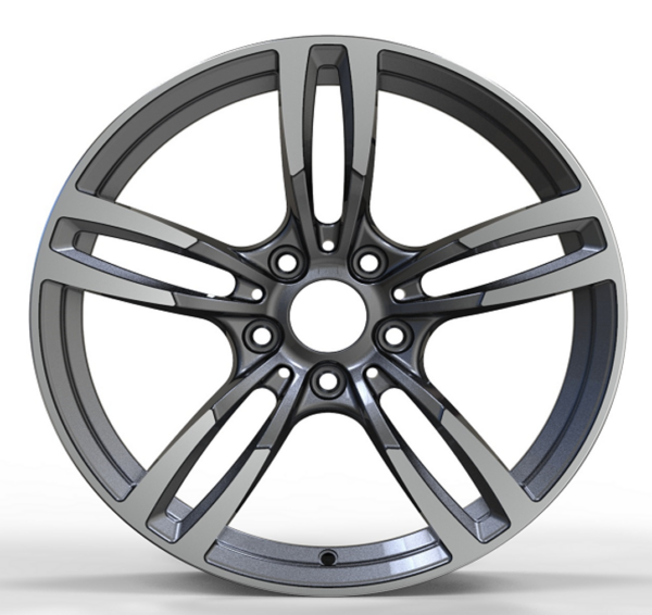 18X8.0 WF Aftermarket Wheel ML0091 Gunmetal Machine Face 5X120/72.56, ET 30 mm