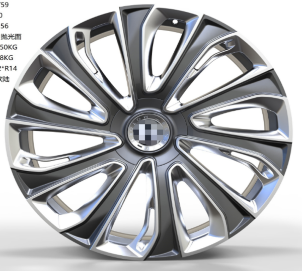 21X11.0 WF Aftermarket Wheel ML0326-1 Gunmetal, Polish 5X130/71.5, ET 59 mm