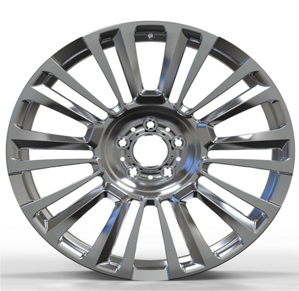 20X9.5 WF Aftermarket Wheel ML0268-1 Polish 5X120/72.56, ET 33 mm