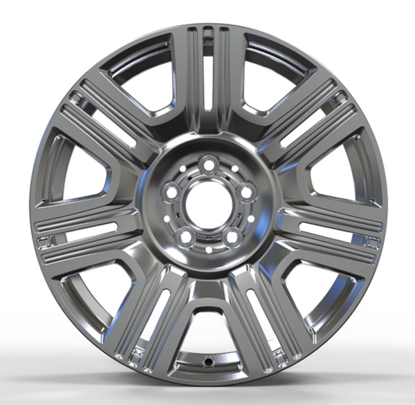 22X8.5 WF Aftermarket Wheel ML0264-6 Polish 5X112/66.5, ET 35 mm