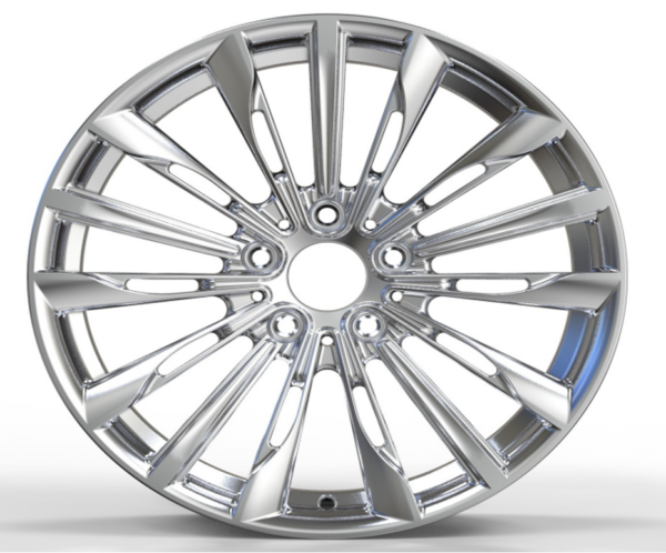 18X8.0 WF Aftermarket Wheel ML0104 Polish 5X120/72.56, ET 30 mm