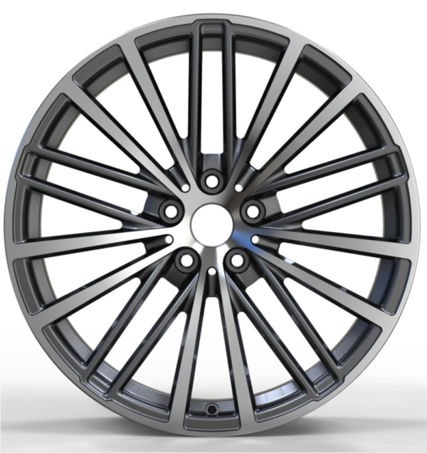 19X9.5 WF Aftermarket Wheel ML0138-2-1 Gunmetal Machine Face 5X112/66.5, ET 35 mm