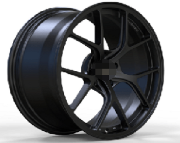 19X9.5 WF Aftermarket Wheel ML0017-4A-1 Hyper Black 5X108/63.4, ET 40 mm