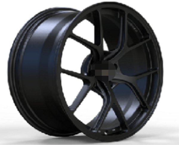 20X9.5 WF Aftermarket Wheel ML0017-3-6 Glossy Black 5X120/72.56, ET 35 mm