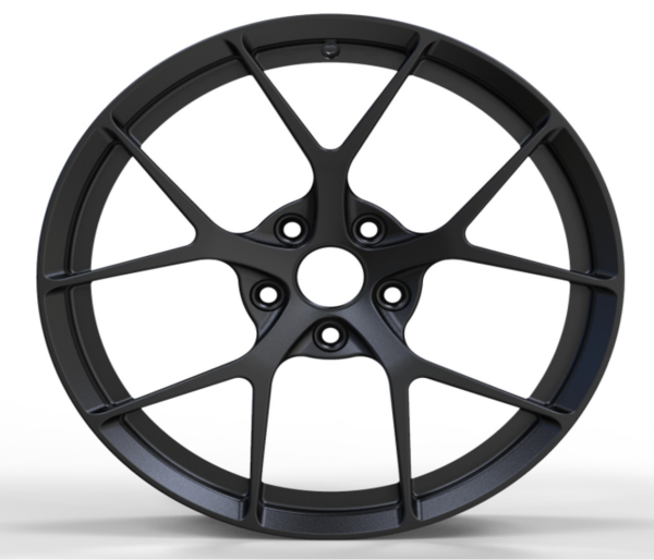 19X9.5 WF Aftermarket Wheel ML0035-2 Hyper Black 5X112/66.5, ET 38 mm