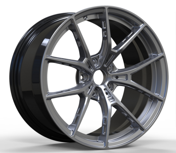 19X9.5 WF Aftermarket Wheel ML0244-3 Matt Gunmetal 5X112/66.5, ET 35 mm