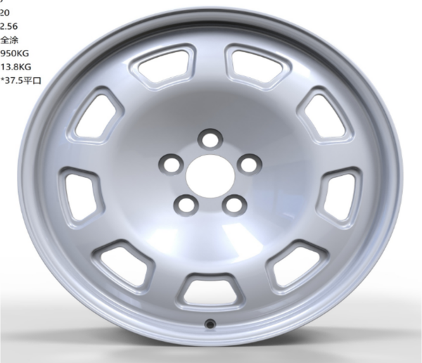 20X9.0 WF Aftermarket Wheel ML0354 White 5X120/72.56, ET 40 mm