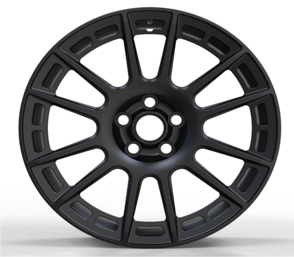 20X9.0 WF Aftermarket Wheel ML0206 Matt Black 5X120/72.56, ET 40 mm