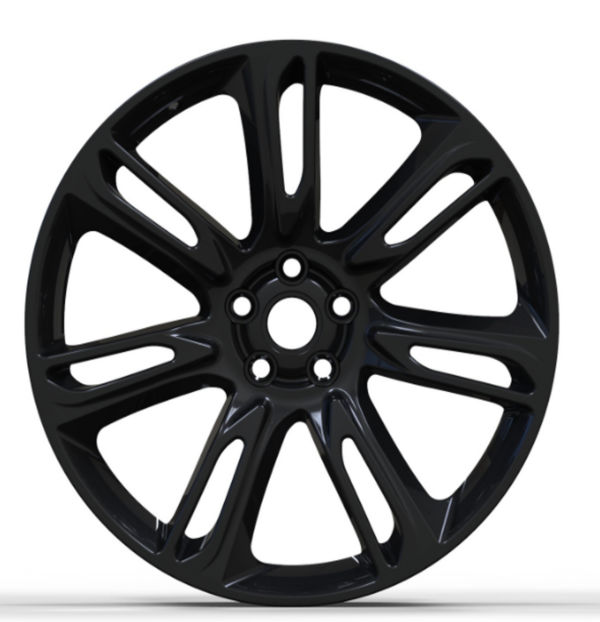 20X8.5 WF Aftermarket Wheel ML0297 Glossy Black 5X108/63.4, ET 40 mm