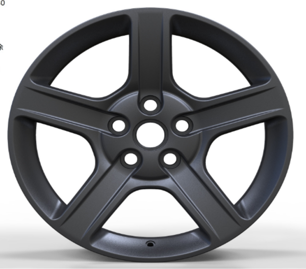 18X8.0 WF Aftermarket Wheel ML0302 Matt Gunmetal 5X120/72.56, ET 40 mm