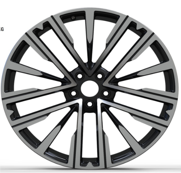 21X8.5 WF Aftermarket Wheel ML0292 Black Machine Face 5X110/65.1, ET 30 mm