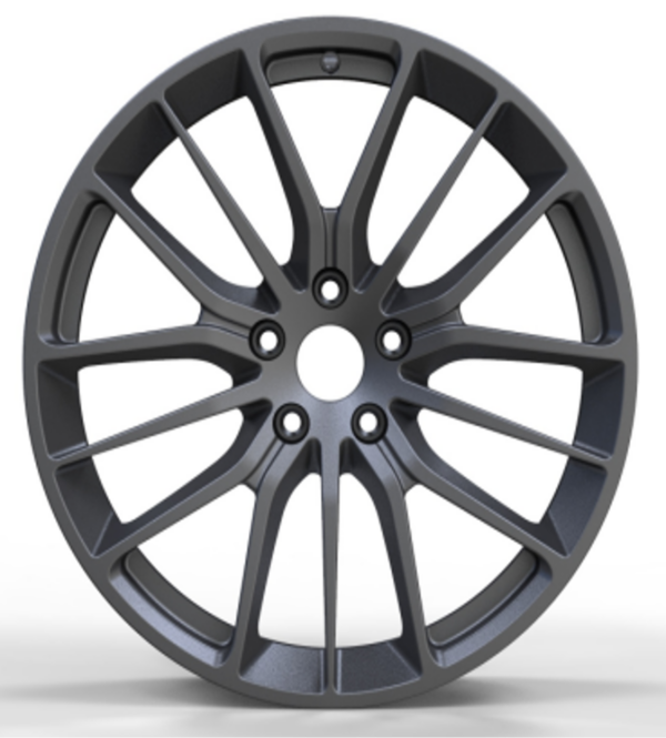 19X8.5 WF Aftermarket Wheel ML0077-2 Matt Gunmetal 5X114.3/67.1, ET 35 mm