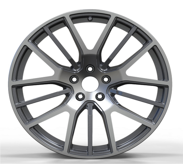 20X10.0 WF Aftermarket Wheel ML0234-1 Gunmetal Machine Face 5X114.3/67.1, ET 40 mm