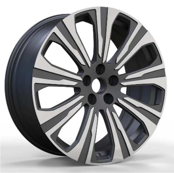 21X9.0 WF Aftermarket Wheel ML0461 Matt Gunmetal Machine Face 5X120/62.5, ET 43 mm