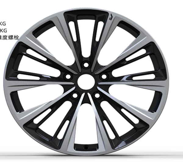 20X8.5 WF Aftermarket Wheel ML0211-3 Gunmetal 5X120/66.9, ET 30 mm