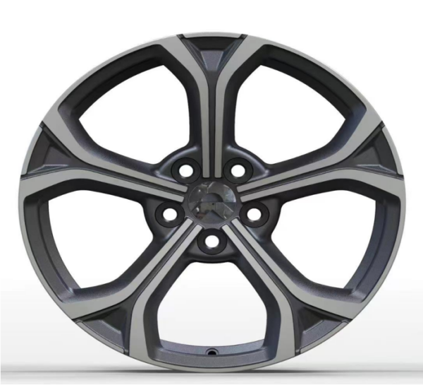 20X8.5 WF Aftermarket Wheel ML0333-1L Matt Gunmetal Machine Face 5X120/62.5, ET 35 mm