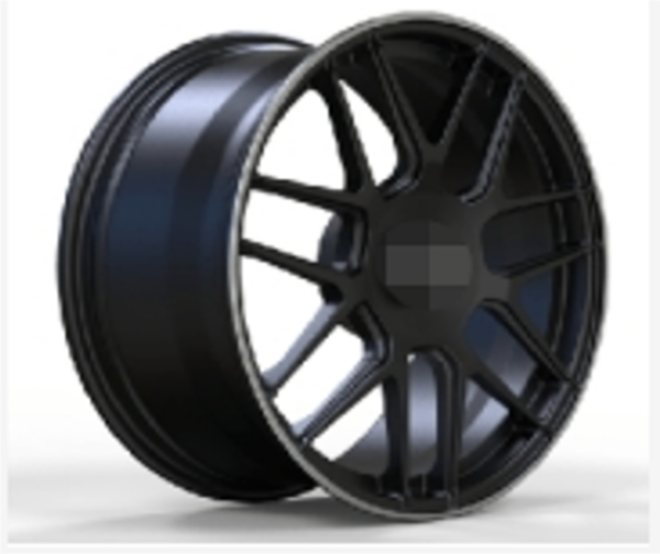 21X10.0 WF Aftermarket Wheel ML0018-2-3 Matt Black Machine Lip 5X130/84.1, ET 36 mm