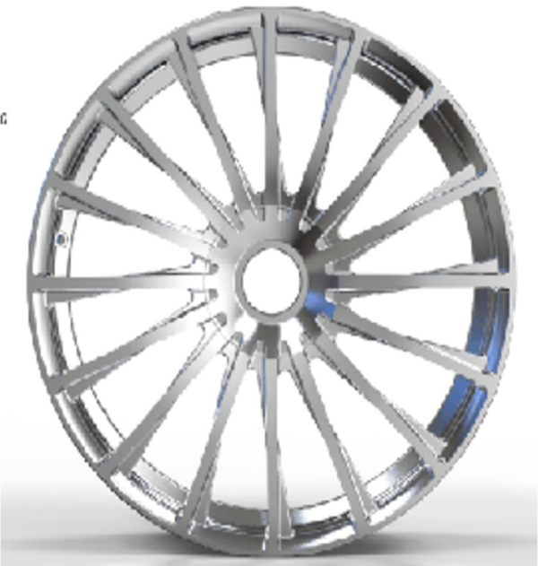 18X8.0 WF Aftermarket Wheel ML0059 Polish 5X112/66.45, ET 29 mm