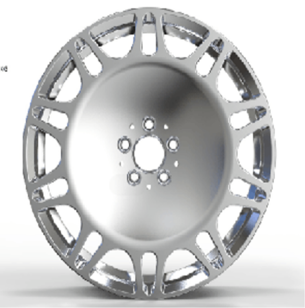 17X7.5 WF Aftermarket Wheel ML0061 Polish 5X112/66.45, ET 38 mm