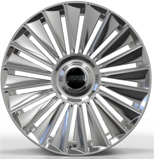 17X7.5 WF Aftermarket Wheel ML0448 Polish 5X112/66.45, ET 38 mm