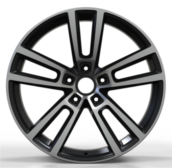 21X11.0 WF Aftermarket Wheel ML0350-1 Black Machine Face 5X130/71.56, ET 58 mm