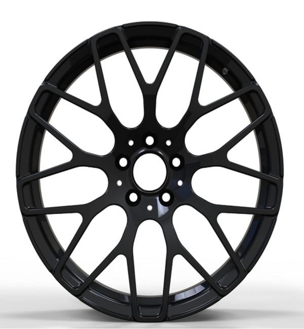 19X9.5 WF Aftermarket Wheel ML0200-1 Glossy Black 5X112/66.45, ET 43.5 mm