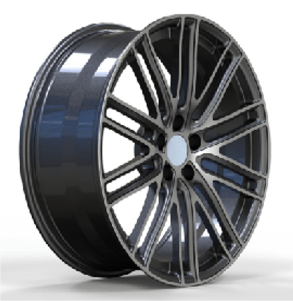 20X11.0 WF Aftermarket Wheel ML0012-1 Glossy Black 5X130/71.56, ET 65 mm