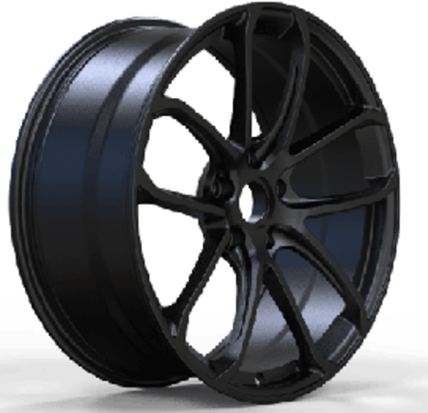 19X8.0 WF Aftermarket Wheel ML0043-2 Matt Gunmetal 5X112/66.5, ET 26 mm