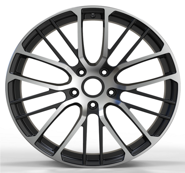 21X11.0 WF Aftermarket Wheel ML0127-5 Black Machine Face 5X130/71.56, ET 60 mm