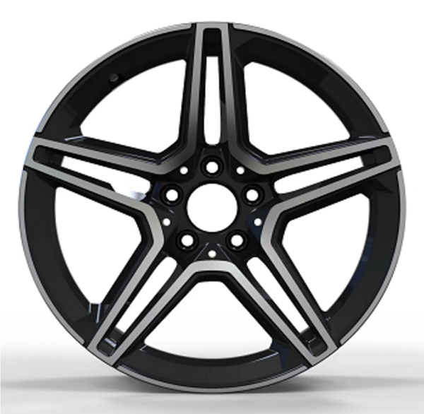 19X8.5 WF Aftermarket Wheel ML0197-1L-1 Gunmetal Machine Face 5X112/66.56, ET 36 mm