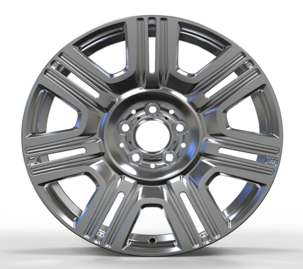 20X8.5 WF Aftermarket Wheel ML0264 Polish, Brush 5X120/62.5, ET 35 mm