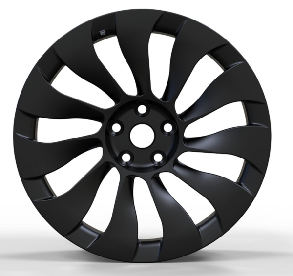 20X9.5 WF Aftermarket Wheel ML0167-2 Matt Black 5X114.3/64.1, ET 43 mm