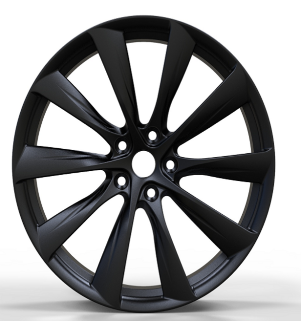 20X9.5 WF Aftermarket Wheel ML0215-1 Matt Black 5X120/64.1, ET 40 mm