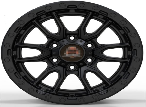 17X8.5 WF Aftermarket Wheel ML0439 Matte Black 6X139/93.1, ET 20 mm