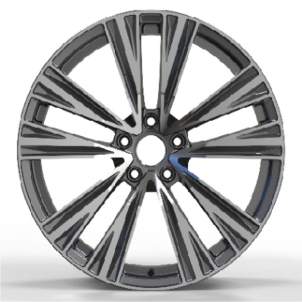 18X8.0 WF Aftermarket Wheel ML8067 Gunmetal Machine Face 5X112/66.45, ET 35 mm