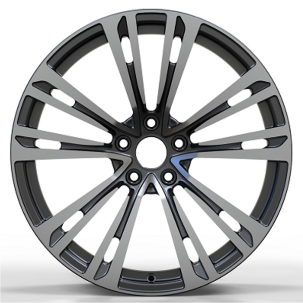 20X9.0 WF Aftermarket Wheel ML0068 Gunmetal Machine Face 5X112/66.45, ET 30 mm